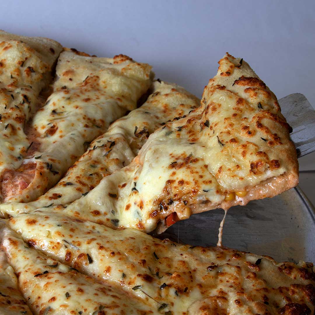 Pizza Súper estofada vegetariana