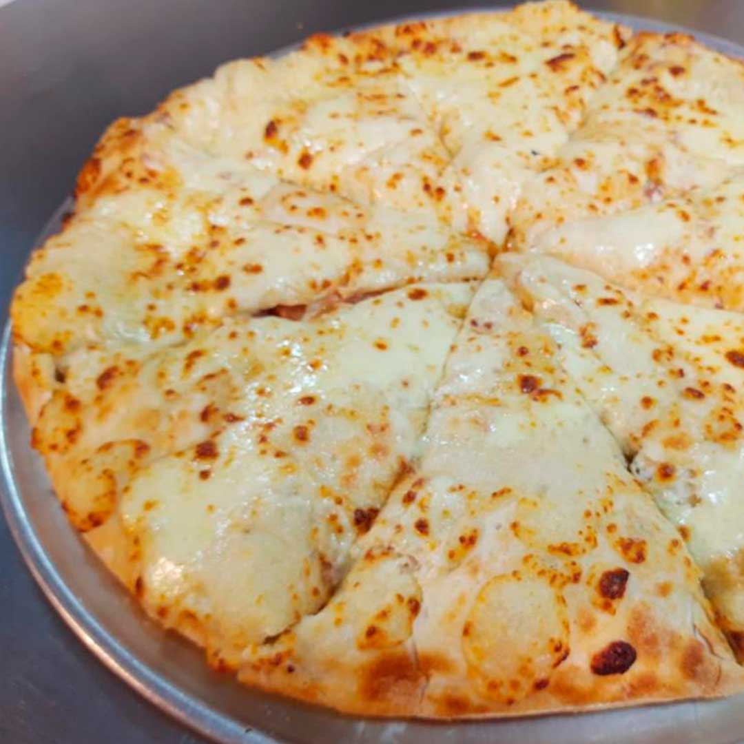 Pizza Súper estofada pollo y champiñones